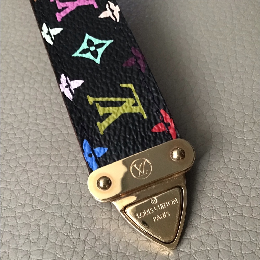 RARE LOUIS VUITTON LEATHER BRACELET SIZE S